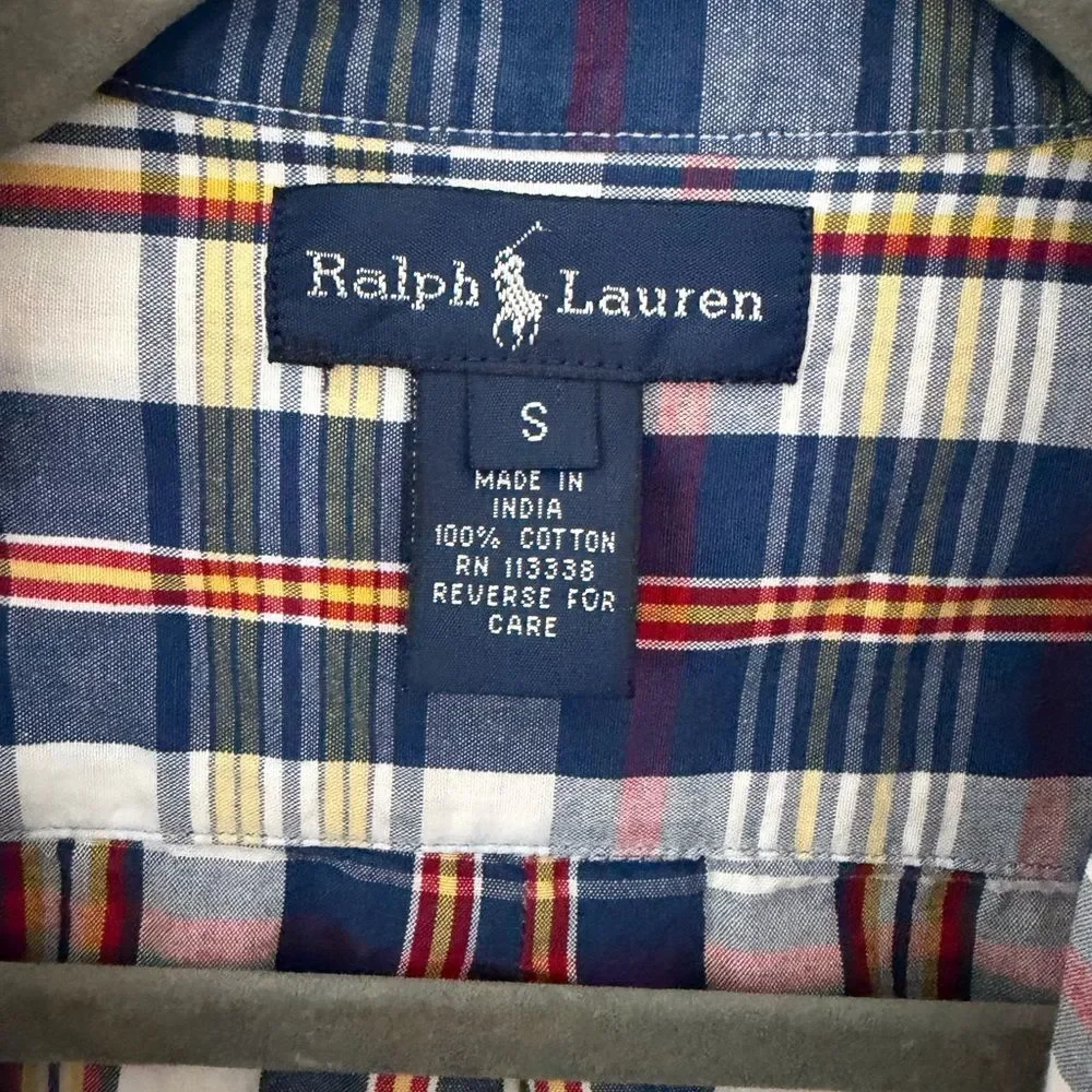 Ralph Lauren vibrant plaid